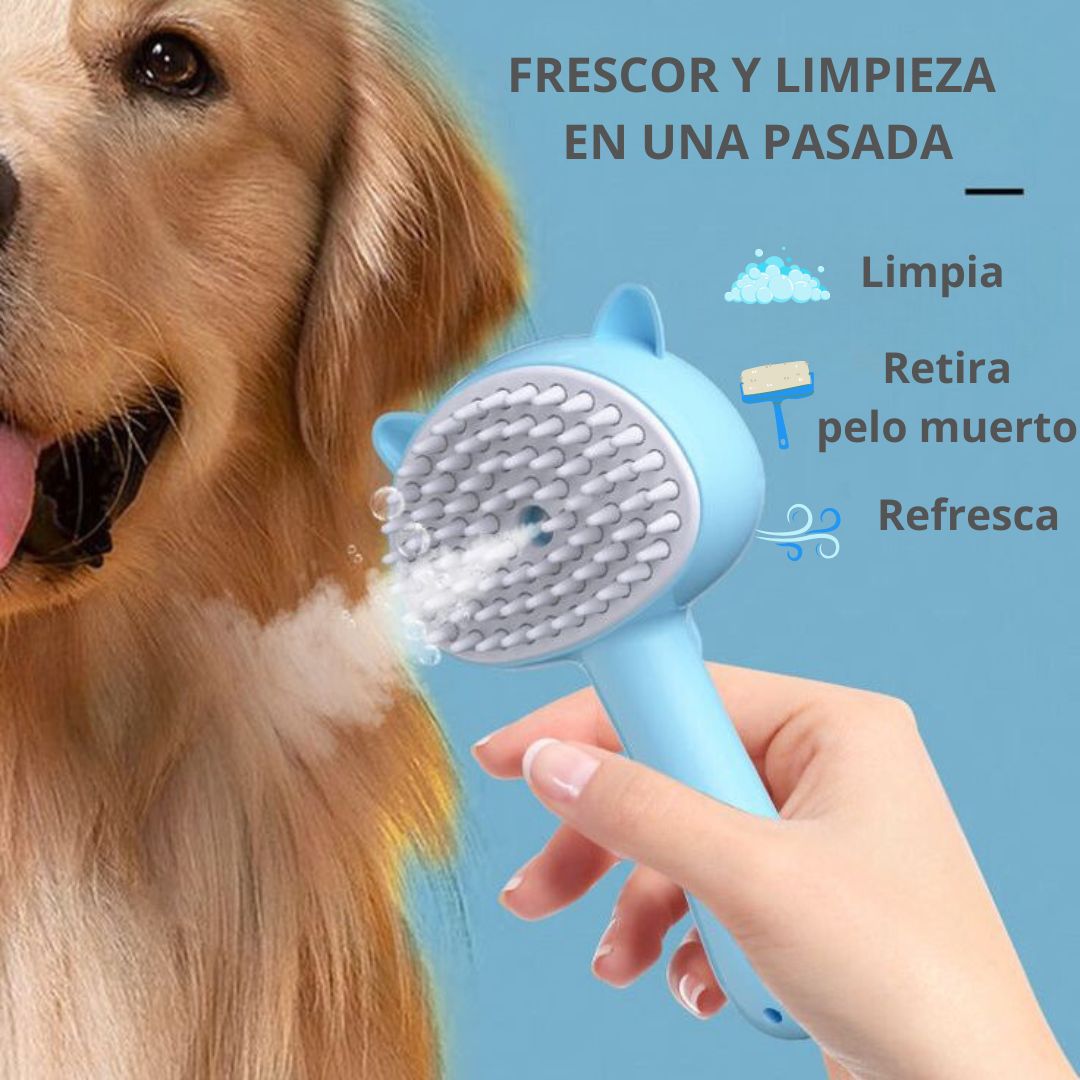 Limpieza Sin Esfuerzo y Relajación en Cada Pasada- El Cepillo que Cuida de Tu Mascota| PetBriss™